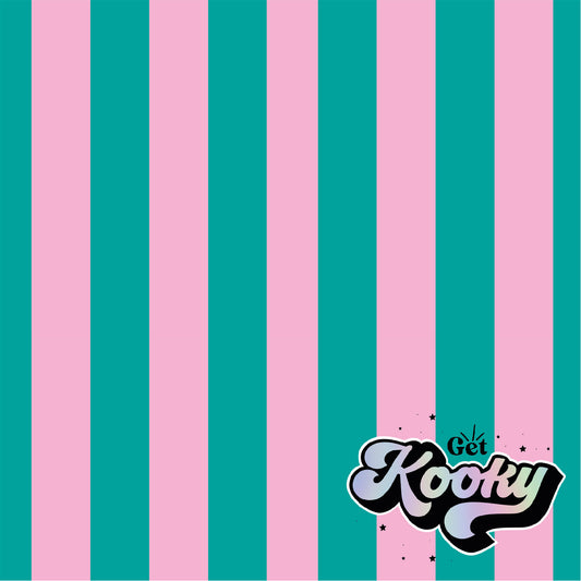 Candy Stripes (Teal)